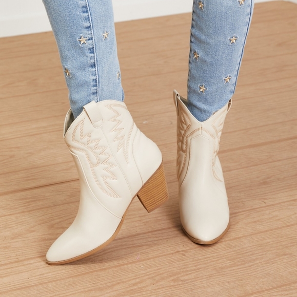 East Lion Corp Texas Trip Embroidered Cowboy Booties NO OFFERS ACCEPTED - Picture 7 of 7